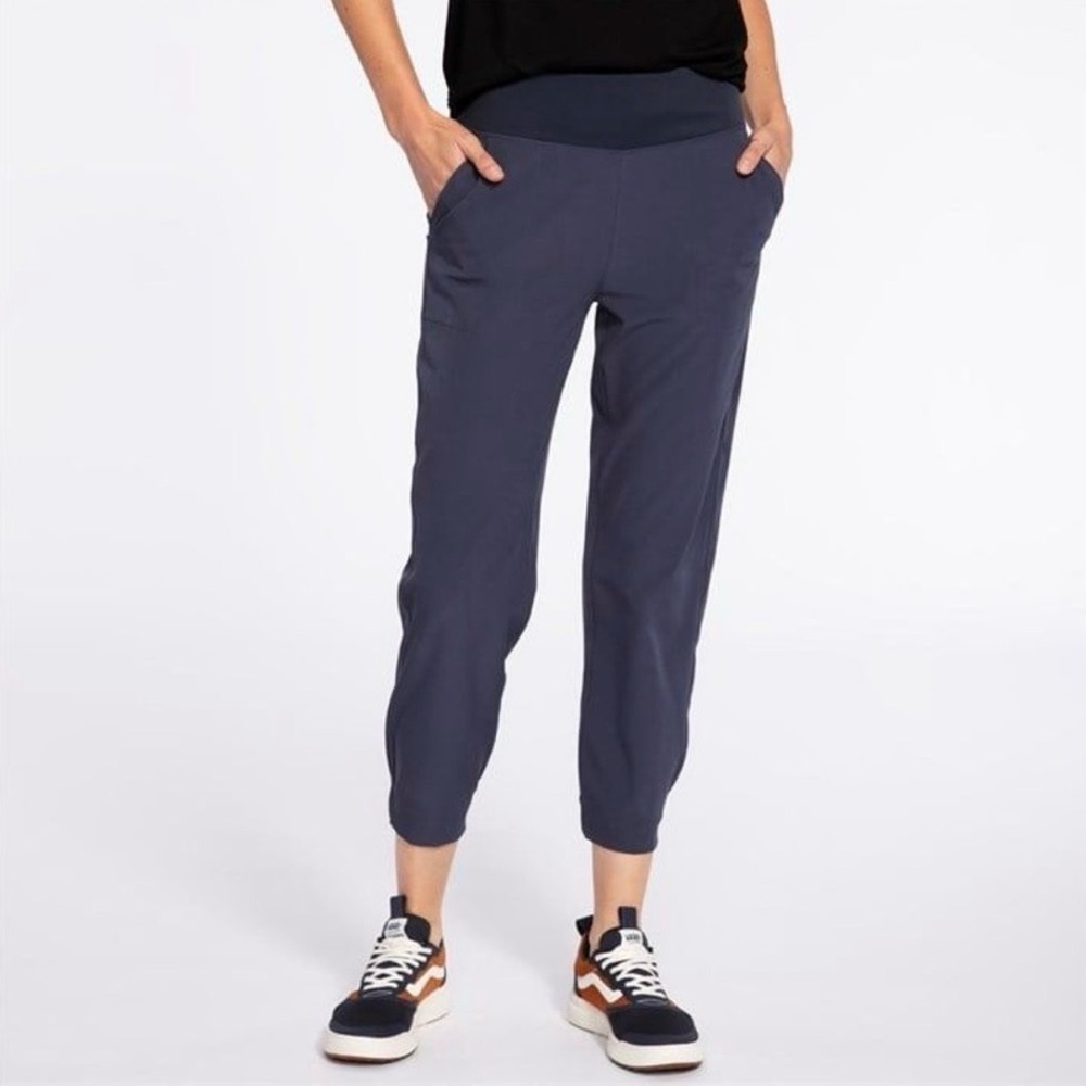 NWT Patagonia Women’s Lined Happy Hike Studio Pants Smolder Blue XL